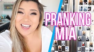 PRANKING MIA Vlogmas Day 8 [upl. by Ennybor]