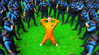 I Escape 100 Cops In GTA 5 RP [upl. by Sato]