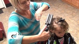 Curly Hairstyles for cute little girls  Radona and Boys and Girls Hairstyles [upl. by Enaud]