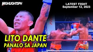 Sept 12 2023  Lito Dante vs Takeshi Ishii 石井武志  FULL FIGHT [upl. by Olag260]