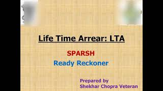 Life Time Arrears SPARSH PCDA [upl. by Stuart401]