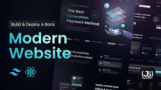 Build and Deploy a Fully Responsive Website with Modern UIUX in React JS with Tailwind [upl. by Peirce939]