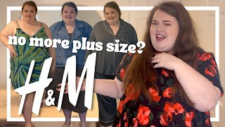 WHAT’S GOING ON WITH HampM PLUS SIZE NO MORE PLUS SIZE RANGE try on haul  2024 [upl. by Grosmark185]