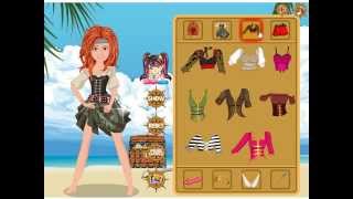 Zarina The Pirate Fairy Dress Up Game Preview [upl. by Sigsmond]