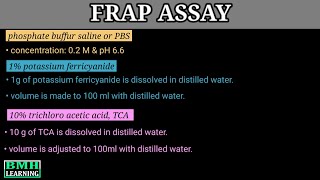 Ferric Reducing Antioxidant Power Assay  FRAP Assay  FRAP Assay For Antioxidant Activity [upl. by Andert]