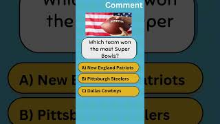 🏆 Which NFL Team Holds the Most Super Bowl Wins  Ultimate Sports Trivia [upl. by Dihahs]