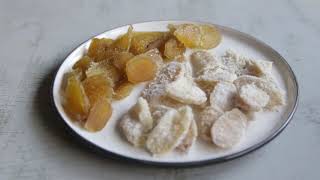 How to make candied ginger and crystallized ginger [upl. by Gundry]