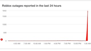 Roblox DOWN Server Outage  October 89th 2024 [upl. by Roma947]