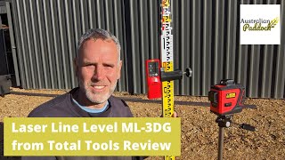 Laser Line Level ML3DG from Total Tools Review [upl. by Erbua845]