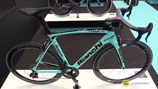 2018 Bianchi Oltre XR3 Ultegra Di2 Road Bike Walkaround  2017 Eurobike [upl. by Minier]