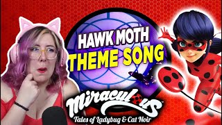 HAWK MOTH THEME SONG REACTION  MIRACULOUS React  Zamber [upl. by Hsinam535]