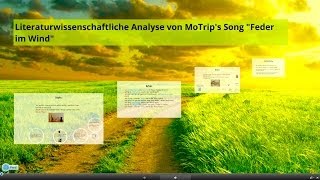 Literaturwissenschaftliche Analyse 2 von Motrips Feder im Wind [upl. by Naujled]