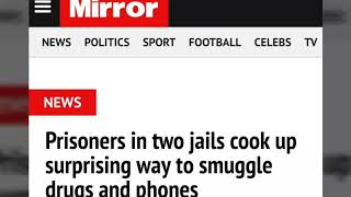 Prisoners in two jails cook up surprising way to smuggle drugs and phones [upl. by Shandy]