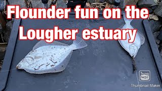 Flounder fishing on the lougher estuary [upl. by Certie]