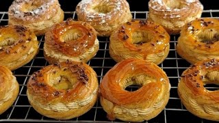 Cele mai bune eclere rotunde cu crema caramel usor rapid sí delicios  Reteta pas cu pas aici 👇 [upl. by Nnairac979]