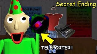 I FOUND FILENAME2 IN THE DETENTION ROOM USING A TELEPORTATION DEVICE  Baldis Birthday Bash [upl. by Rubens]