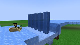 Water Pillars Tutorial  Minecraft Ice Boat Racing [upl. by Sander]