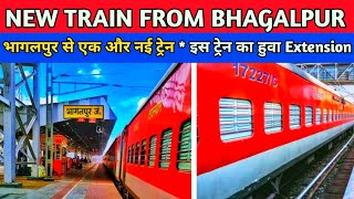 New Train Bhagalpur Railway Station Bihar Trains  Indian Railways [upl. by Cresida]