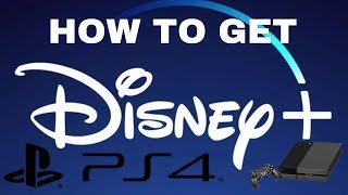 How to get Disney Plus on PS4 [upl. by Eimia]