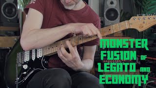 Monster fusion of legato and economy Animated Licks of Mika Tyyskä [upl. by Sew]