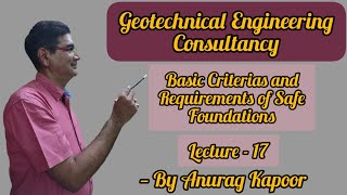 Basic Design Criteria Requirements of Safe Foundations  Geotechnical Engineering  Safety Criteria [upl. by Eivi]