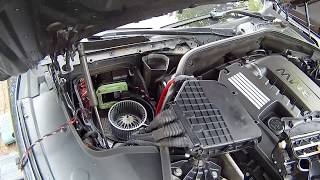 BMW F01 F02 common blower motor NOISE and the EASY fix to DIY [upl. by Cassie]