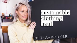 SUSTAINABLE FASHION HAUL and Try On  10 Stylish Brands You Need To Know About [upl. by Elsey618]