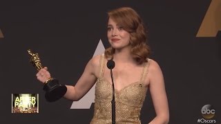 Emma Stone Reacts to Oscars Best Picture Mixup  ABC News [upl. by Mutua29]