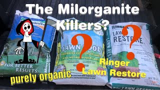 The Milorganite killers Purely organic and Ringer Lawn Restore [upl. by Pega551]