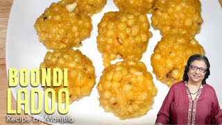 Boondi Ladoo  How to make Boondi Ladoo  Recipe for Boondi Ladoo  Homemade Boondi Ladoo [upl. by Novaelc]