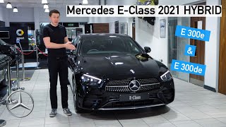 Mercedes EClass 2021 HYBRID FACELIFT  E300e amp E300de [upl. by Essyla438]