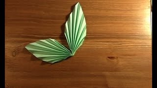 origami paire de feuilles pair of leaves [upl. by Verney116]