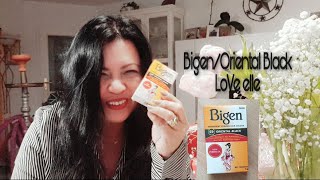 Bigen Hair ColorOriental Black review❤elle LoVe elle [upl. by Aneg104]