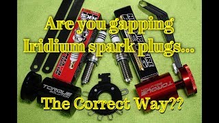 How to Gap Iridium spark plugs [upl. by Ahsekat384]