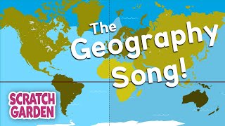 The Geography Song  Globe vs Map Song  Scratch Garden [upl. by Aztinay]