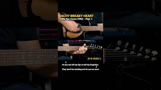 Achy Breaky Heart  Billy Ray Cyrus 1992 Easy Guitar Chords Tutorial with Lyrics part 1 SHORTS [upl. by Paley]