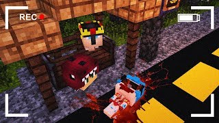 NUNCA ESPERES SOLO EN LA PARADA DEL BUS 💀 TERROR EN MINECRAFT [upl. by Ellett]