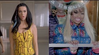 Katy Perry Vs Nicki Minaj  Jeremy Scott Fashion Showdown [upl. by Persis]