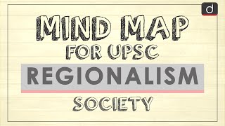 MindMaps for UPSC  Regionalism Society [upl. by Ellennad]