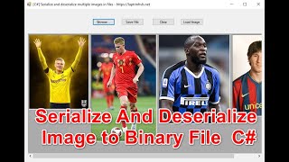 C Serialize And Deserialize Image to Binary File [upl. by Eunice141]