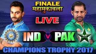 LIVE INDIA Vs PAKISTAN Live Scores amp Commentary  ICC Champions Trophy 2017 I Finale match [upl. by Eiramlirpa258]