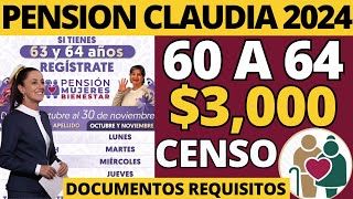 🚨LA PRESIDENTA INICIA NUEVO PROGRAMA CENSOS BIENESTAR GRAN REGALO💰NUEVA PENSIÓN DE ADULTOS MAYORES📈 [upl. by Kozloski590]