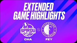 Spirou Basket vs Zeeuw amp Zeeuw Feyenoord Basketball  Game Highlights [upl. by Russi]