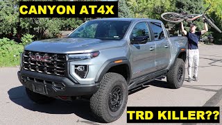 Is the New GMC Canyon Truly Underrated 2024 GMC Canyon AT4X AEV [upl. by Ralyat]