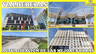 🚧 ACTUALIZACIÓN DE LAS MEJORES OBRAS INTERCAMBIADOR Y MÁS  VALDEBEBAS MADRID  12 ABRIL 2024 🚧 [upl. by Eilrac]