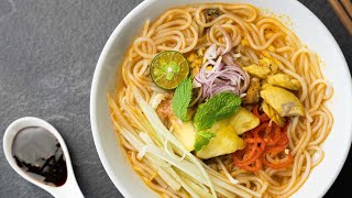 Delicious Penang Assam Laksa Recipe StepbyStep [upl. by Neirb]