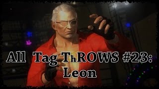 Dead or Alive 5 Last Round All tag ThROWS 23 Leon HD [upl. by Liggitt]