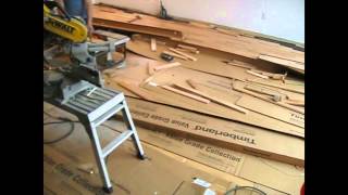 Living Room Hardwood Floor Replacement Part 3 [upl. by Airotahs]