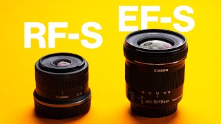 Canon RFS 1018mm vs EFS 1018mm  The Best UltraWide Lens For Canon [upl. by Cicily333]