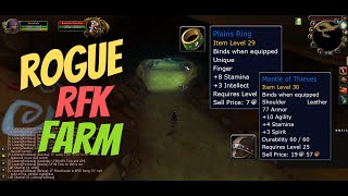 RFK Solo Rogue Gold Farm  is it Worth it WoW Season of Discovery [upl. by Atiuqrehs455]